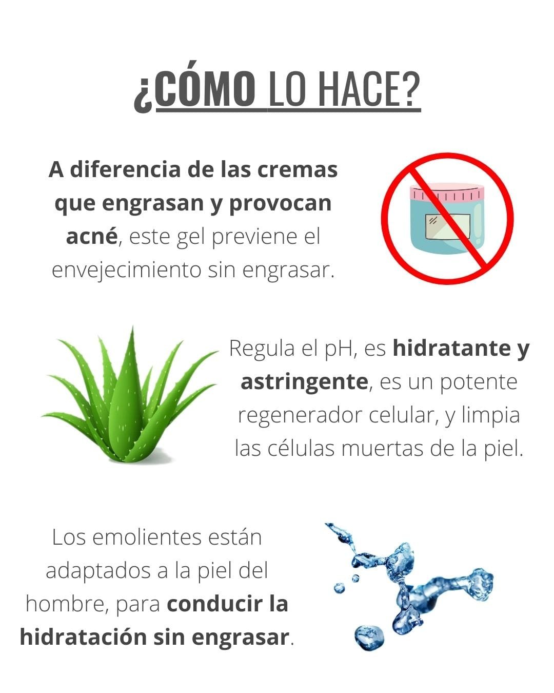 Gel Facial Hidratante AFTER TRAINING - Image 2