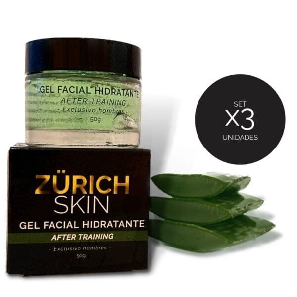 Gel Facial Hidratante AFTER TRAINING x3 + envío gratis